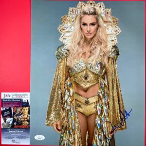 WWE NXT The Queen Charlotte Flair Signed 11x14 Photo Authentic Autograph JSA COA