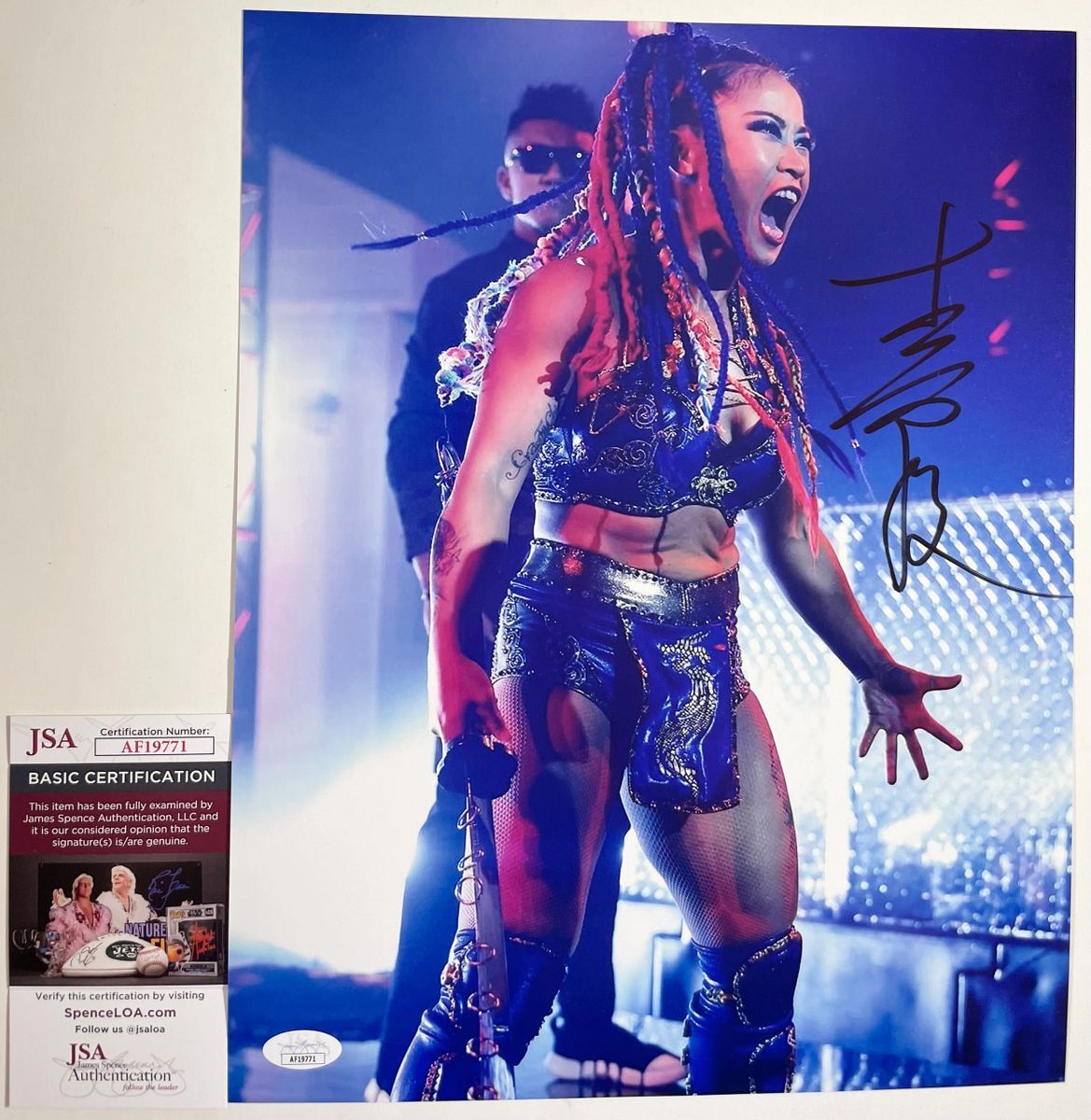 WWE NXT Xia Li Signed 11x14 Photo D Autograph WrestleMania JSA COA