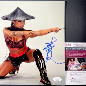 WWE NXT Xia Li Signed 8x10 Photo L Autograph WrestleMania JSA COA