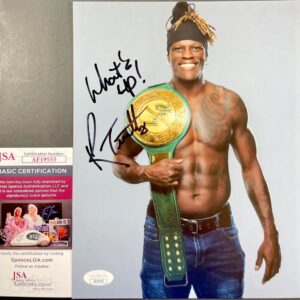 WWE R-Truth Signed 8x10 Photo A Autograph Ron Killings WrestleMania JSA COA