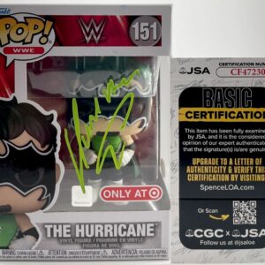 WWE The Hurricane Signed Target Exclusive Funko POP! Vinyl Autograph JSA COA