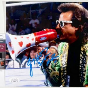 WWE The Mouth Of The South Jimmy Hart Signed 8x10 Photo B Autograph JSA COA