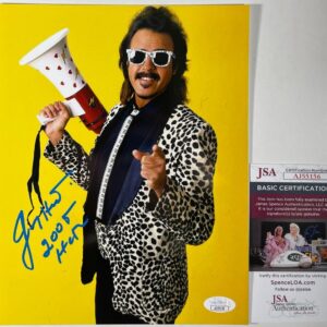 WWE The Mouth Of The South Jimmy Hart Signed 8x10 Photo F Autograph JSA COA