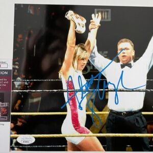 WWE WWF Alundra Blayze Signed 8x10 Photo D Autograph Madusa WCW JSA COA