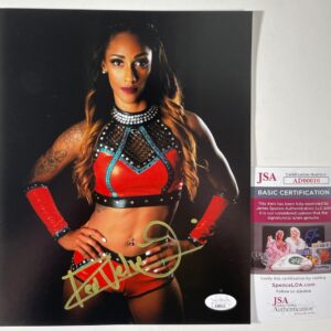 AEW All Elite Wrestling Red Velvet Signed 8x10 Photo B Autograph Baddies JSA COA