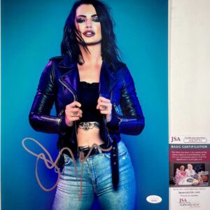 AEW All Elite Wrestling Saraya Signed 11x14 Photo A Autograph Paige WWE JSA COA
