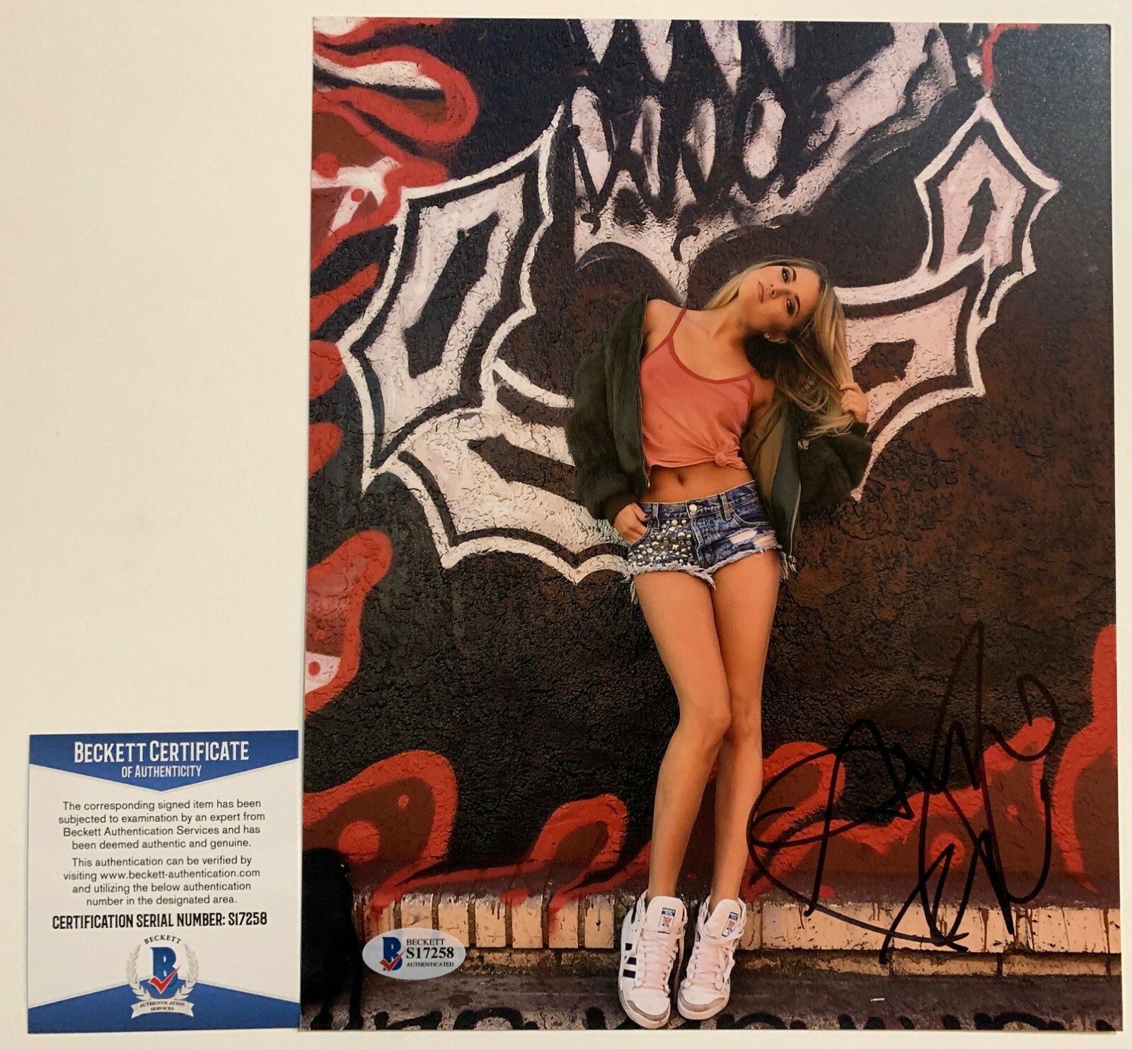 Anne Winters Signed 8x10 Photo Autograph 13 Reasons Why Actress Model BAS COA