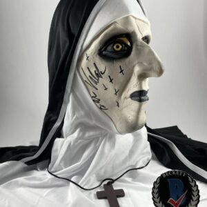 Bonnie Aarons Signed The Nun Demonic Nun Valak Light Up Mask BAS COA