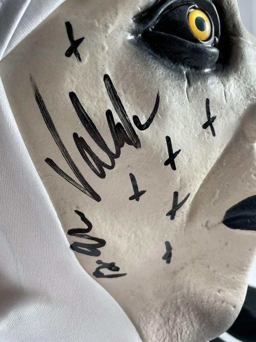 Bonnie Aarons Signed The Nun Demonic Nun Valak Light Up Mask BAS COA - Image 4