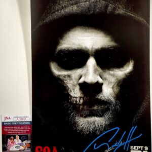 Charlie Hunnam Signed Sons Of Anarchy 11x17 Poster B Autograph SOA JSA COA