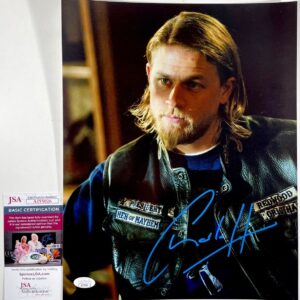 Charlie Hunnam Signed Sons Of Anarchy Jax 11x14 Photo A Autograph SOA JSA COA
