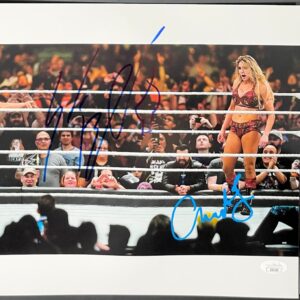 Charlotte Flair & Shayna Baszler Signed WWE Royal Rumble 11x14 Photo NXT JSA COA