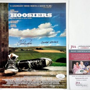 Chelcie Ross Signed Hoosiers 8x10 Mini Movie Poster Autograph JSA COA
