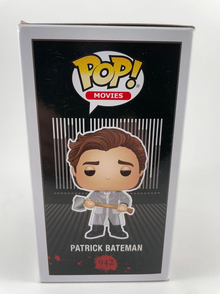 Christian Bale Signed American Psycho Patrick Bateman Funko POP #942 JSA COA - Image 3