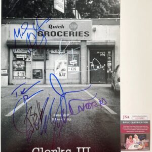 Clerks III Cast Signed By 6 11x17 Poster B Autographed Kevin Smith Mewes JSA COA