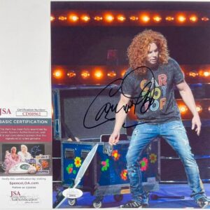 Comedian Carrot Top Signed 8x10 Photo B Authentic Autograph JSA COA
