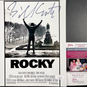 Composer Bill Conti Signed Rocky 8x10 Mini Poster Photo B Autograph JSA COA