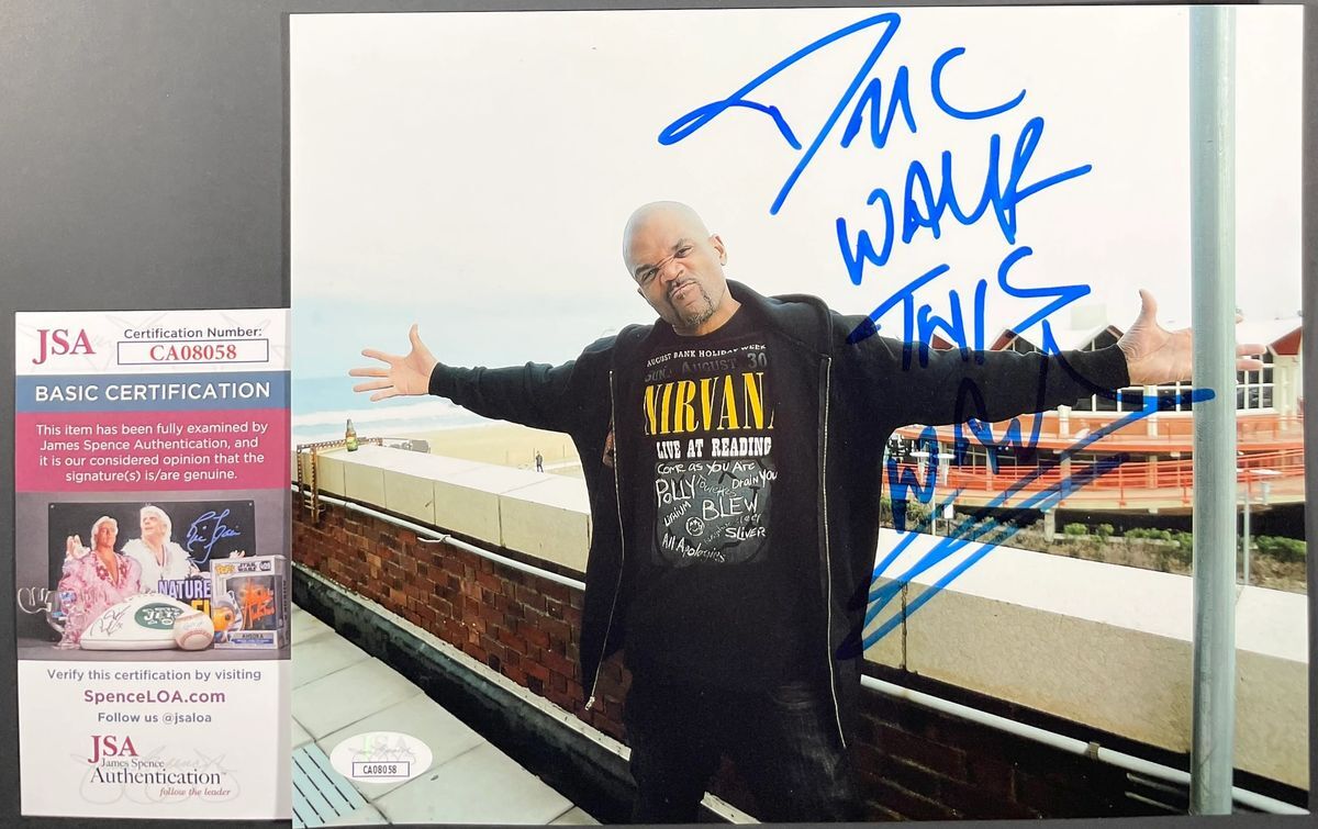 Darryl McDaniels Signed Run-DMC 8x10 Photo M Autograph Hip Hop DMC JSA COA