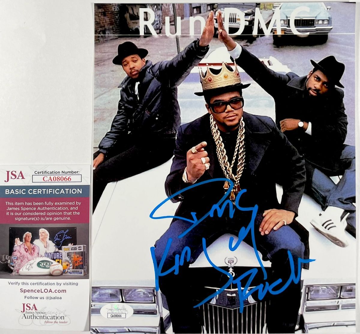 Darryl McDaniels Signed Run-DMC 8x10 Photo P Autograph Hip Hop DMC JSA COA