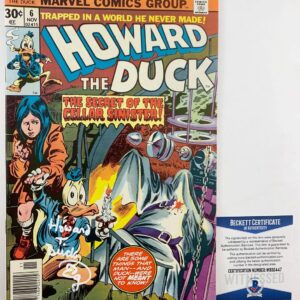 Ed Gale Signed Howard The Duck Comic Book #6 Autograph BAS COA