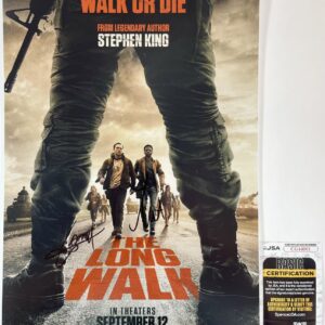 Garrett Wareing & Tut Nyuot Signed The Long Walk 11x17 Movie Poster JSA COA