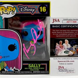 Henry Selick Signed Tim Burton's NBC Sally Black Light Funko POP JSA COA