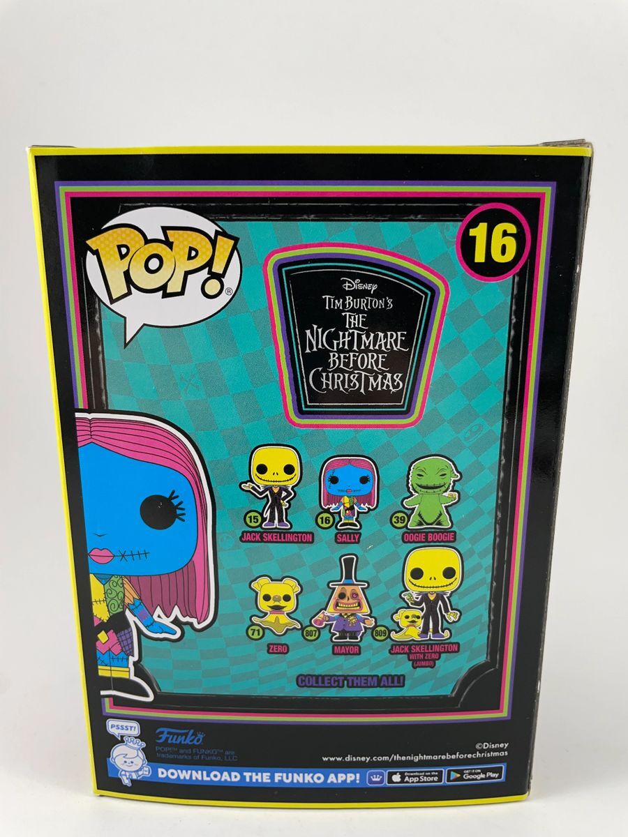 Henry Selick Signed Tim Burton's NBC Sally Black Light Funko POP JSA COA - Image 5