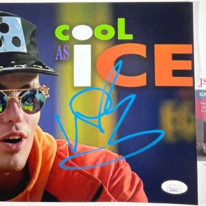 Hip Hop Artist Vanilla Ice Signed Cool As Ice 8x10 Photo C Autograph Rap JSA COA