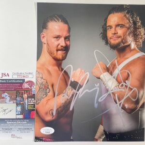 IMPACT Juice Robinson & David Finlay Signed FinJuice 8x10 Photo C JSA COA