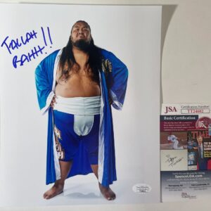 IMPACT Wrestling Fallah Bahh Signed 8x10 Photo B Autograph TNA JSA COA