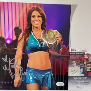 IMPACT Wrestling Knockout Madison Rayne Signed 8x10 Photo B Autograph JSA COA