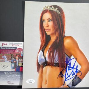 IMPACT Wrestling Knockout Madison Rayne Signed 8x10 Photo C Autograph JSA COA