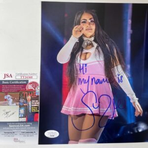 IMPACT Wrestling Knockout Susie Signed 8x10 Photo C Autograph Su Yung JSA COA