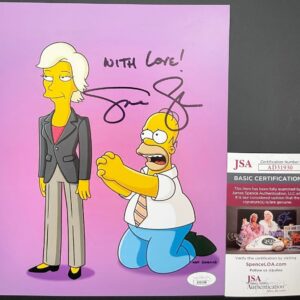 Jane Lynch Signed The Simpsons Roz Davis 8x10 Photo Autograph JSA COA