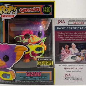 Joe Dante Signed Gremlins Gizmo Black Light Funko POP! Vinyl Autograph JSA COA