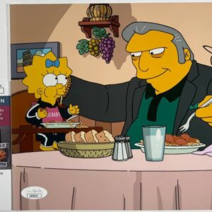 Joe Mantegna Signed The Simpsons 8x10 Photo A Autograph Fat Tony JSA COA
