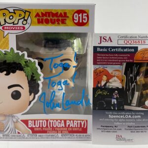 John Landis Signed Animal House Bluto Toga Party Funko POP! Autograph JSA COA