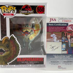 John Rosengrant Signed Jurassic Park Dilophosaurus Funko POP! Autograph JSA COA