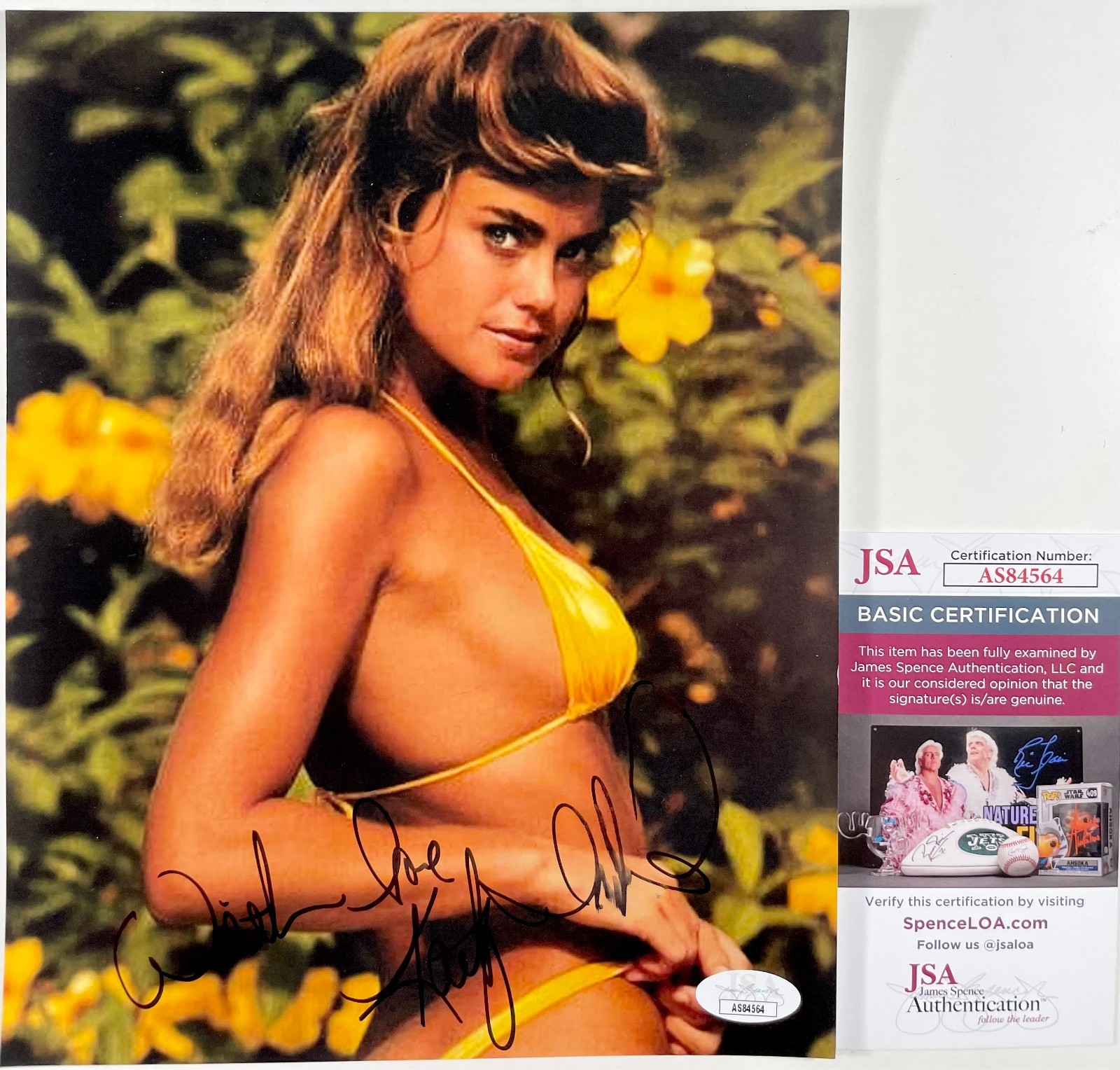 Kathy Ireland Signed 8x10 Photo Autograph SI Sports Illustrated Model JSA COA