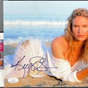 Kelly Lynch Signed 8x10 Photo Autograph Sexy Model Actress JSA COA
