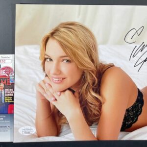 Kenna James Signed 8x10 Photo n Autograph Sexy Model Adult Film Actress JSA COA