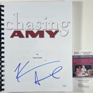 Kevin Smith Signed Chasing Amy Full Movie Script Autograph Silent Bob JSA COA