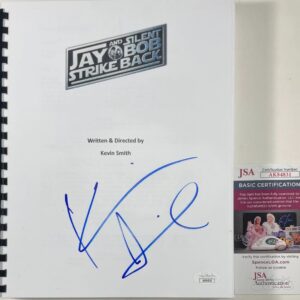Kevin Smith Signed Jay And Silent Bob Strike Back Complete Movie Script JSA COA