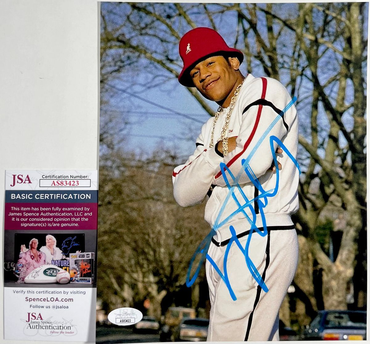 LL Cool J Signed 8x10 Photo N Autograph Hip Hop Rap Artist JSA COA