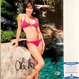 Lisa Rinna Signed Sexy Bikini 11x14 Photo Playboy Cover Girl Autograph BAS COA