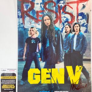 Maddie Phillips Signed Gen V Season 2 11x17 Poster Authentic Autograph JSA COA