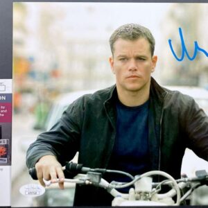 Matt Damon Signed The Bourne Ultimatum Jason Bourne 8x10 Photo B JSA COA