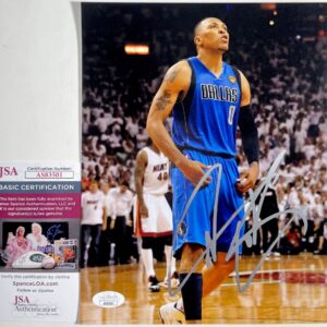 NBA Dallas Mavericks Shawn Marion Signed 8x10 Photo D Autograph JSA COA