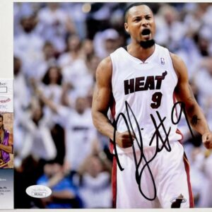 NBA Rashard Lewis Signed Seattle Miami Heat 8x10 Photo A Autograph JSA COA