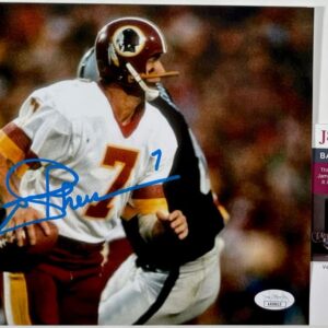NFL Joe Theismann Signed Washington Redskins 8x10 Photo B Autograph JSA COA